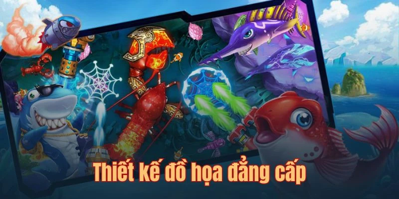 Bắn cá Hải Long Vương có thiết kế đồ hoạ đẹp mắt