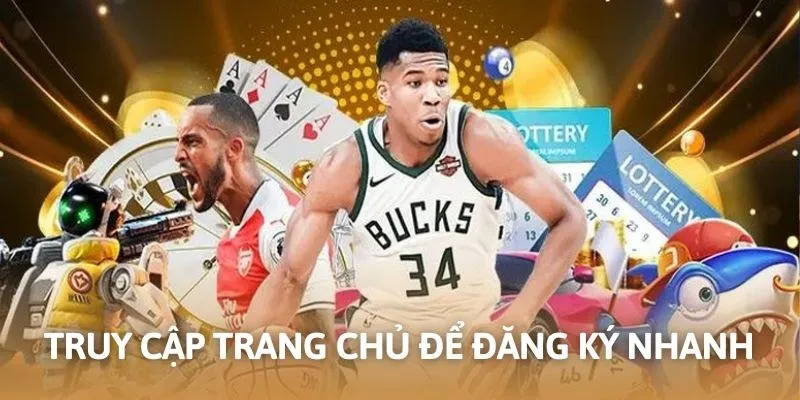 Vào trang chủ qua app hoặc web để đăng ký Hubet