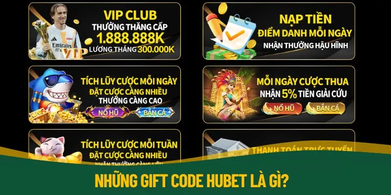 Giải thích chi tiết về gift code Hubet