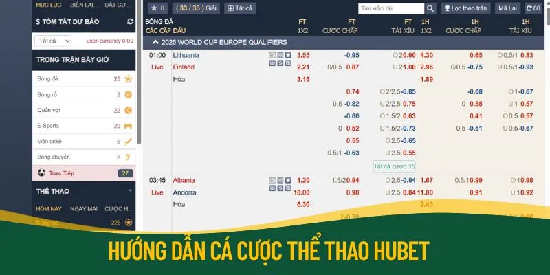 Thể thao Hubet chưa bao giờ là khó khi đọc hướng dẫn trên